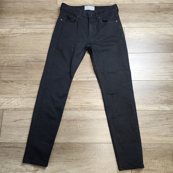 Everlane ankle mid-rise black skinny jeans women's 25 - Picture 4 of 14